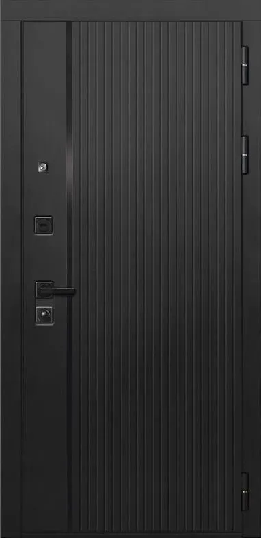 Дверь ДвериПРО L-45 СБ-1 (лак. белое, 16мм, беленый дуб) DPRO196017