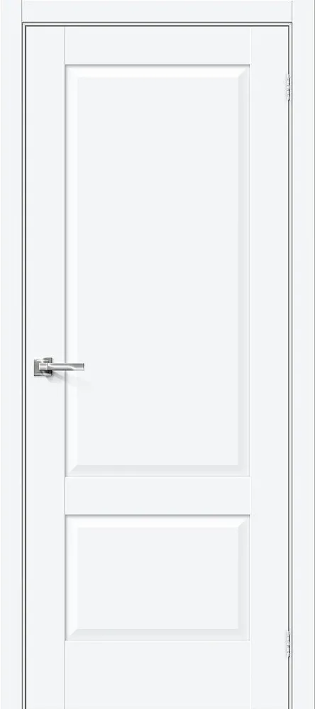 Межкомнатная дверь Прима-12 White Silkwood BR5959